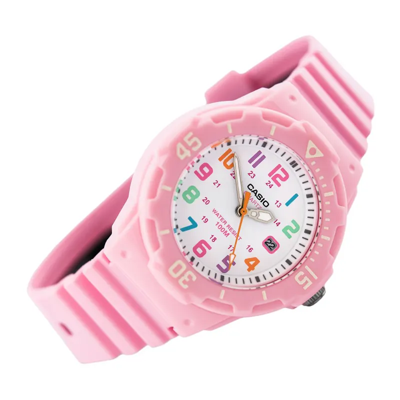 Casio Youth Japan Quartz Pink Ladies Watch- LRW-200H-4B2V